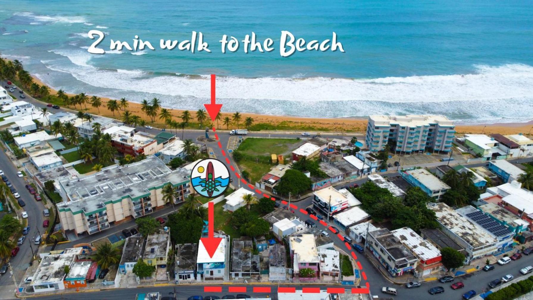 The Surfing Turtle Hotel Luquillo Ngoại thất bức ảnh